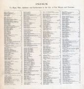 Index, Allen County 1898